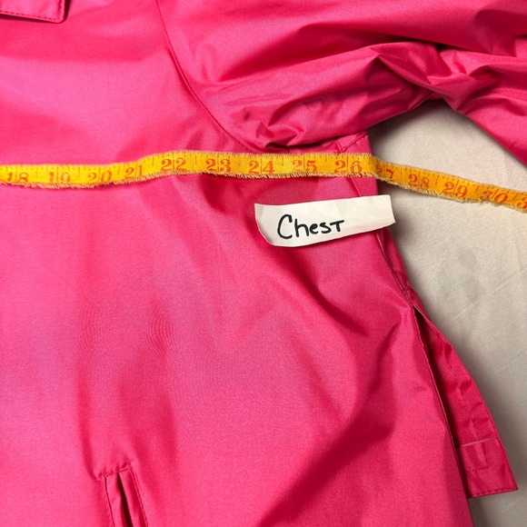 Neiman Marcus Sz 6 Princess Pink Oversized Trench Raincoat Nylon Water Resistant - Picture 6 of 12